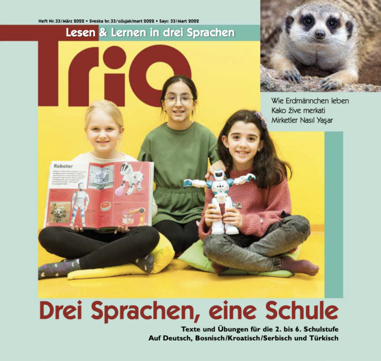 Das neue TRIO-Heft ist da. Lesen und Lernen in drei Sprachen
